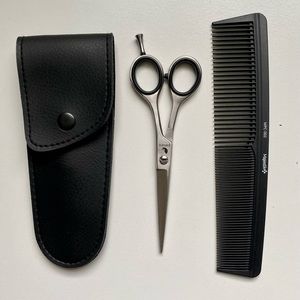 NEW! Sharp professional hair dressing barber scissors shears with case and comb